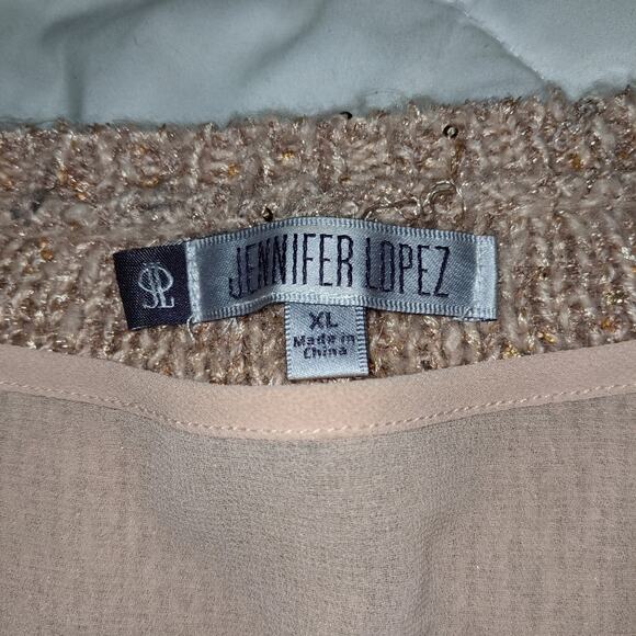 Sweater peach warm Jennifer lopez Sparkly - Picture 5 of 10